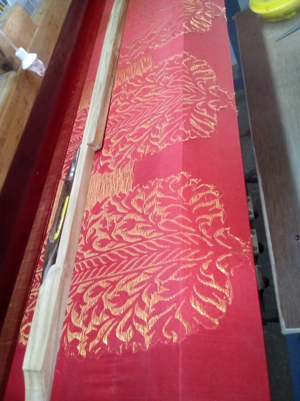 Handloom fabric woven using the Low Weight Modified Jacquard